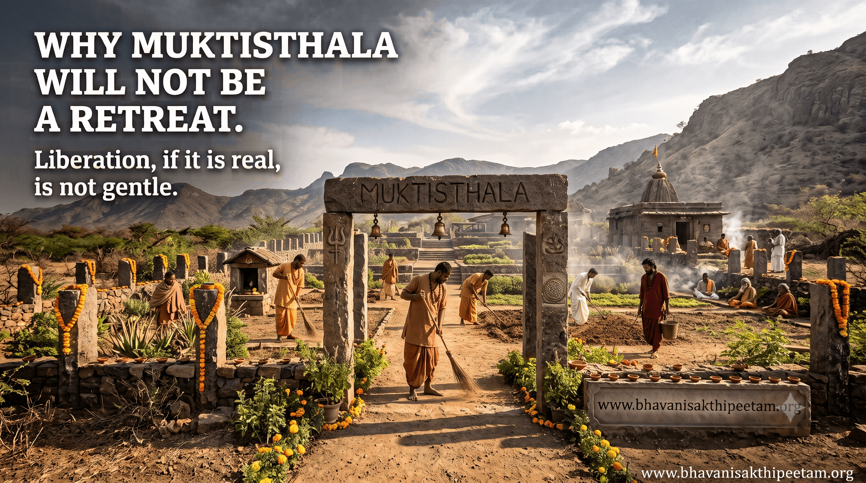 Why Muktisthala Will Not Be a Retreat