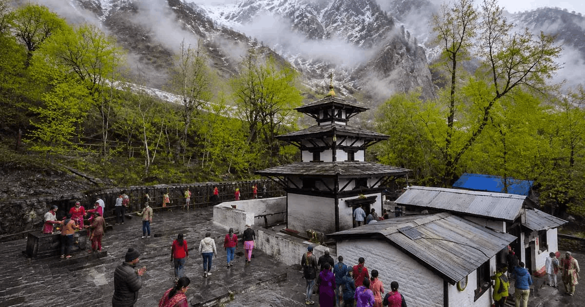 108 Sacred Theertham Spouts at Muktinath
